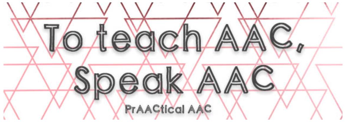 to teach aac