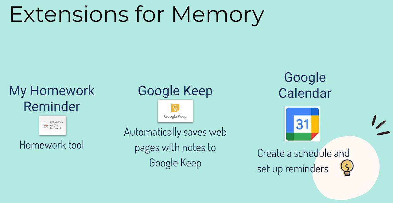 Extensions for memory